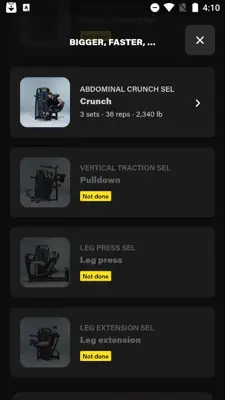 Technogym android App screenshot 9