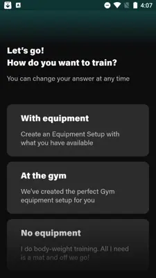 Technogym android App screenshot 1