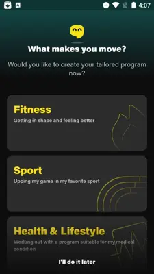 Technogym android App screenshot 2